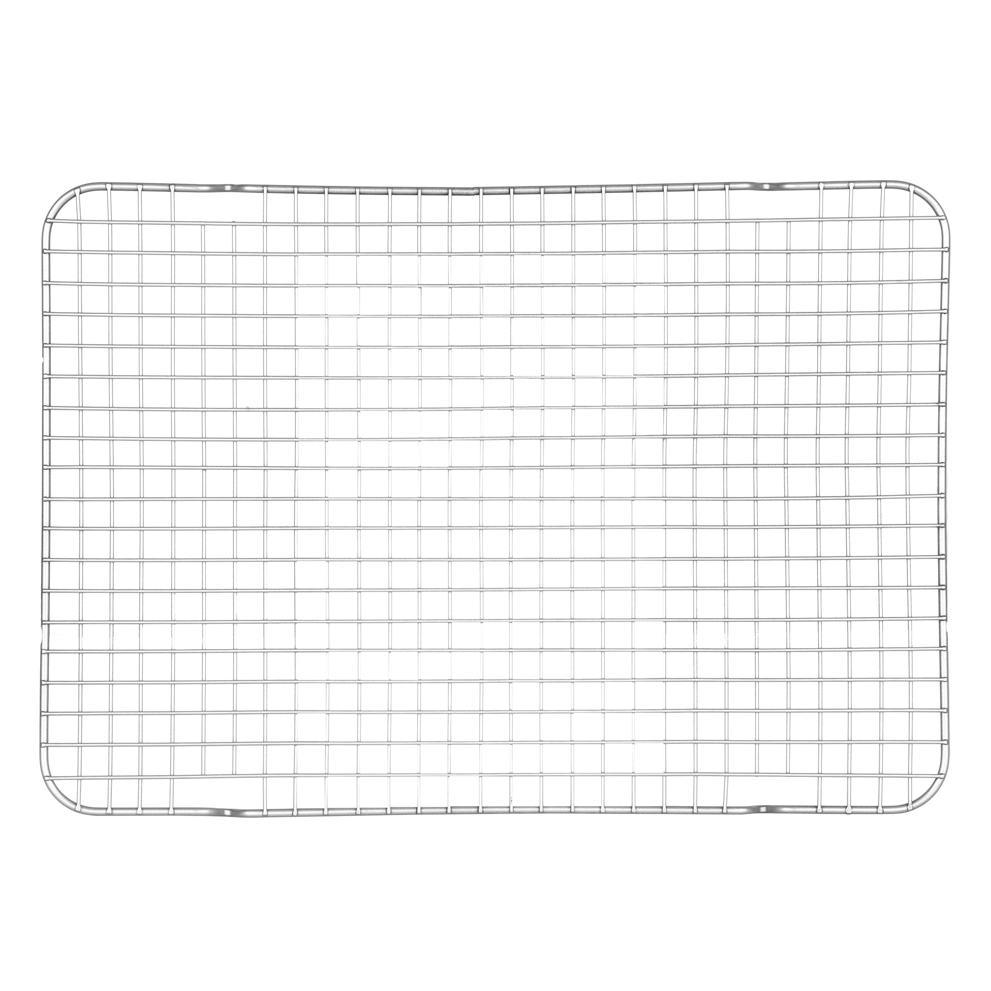 The Viking 2-pc Cooling Rack Set by Viking Culinary Products features a rectangular grid design with rounded corners, perfectly sized to fit the Viking 17-inch baking sheet—ideal for cooling baked goods.