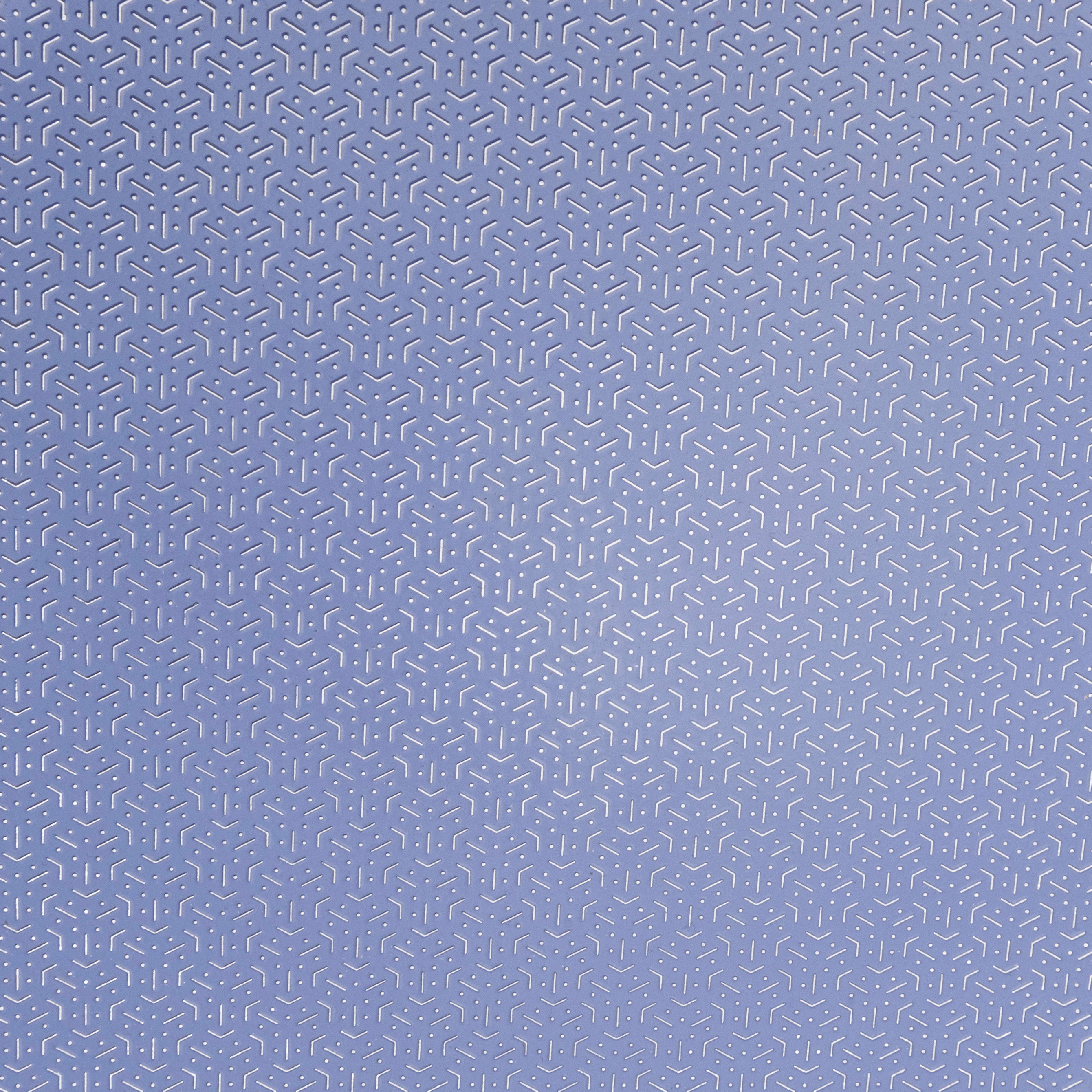 The Viking 3-Ply Hybrid Plus Ceramic 12-inch Nonstick Fry Pan by Viking Culinary Products features a light purple surface with a repeating geometric pattern of small, interlocking white hexagons for modern, induction-ready performance.
